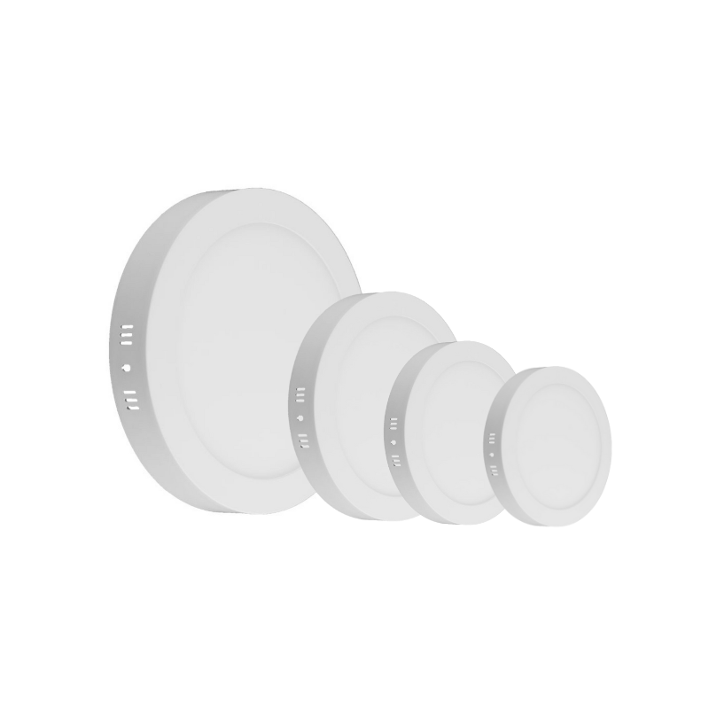 Panel Plafon Led Sobrepuesto Redondo 12w 15.5cm