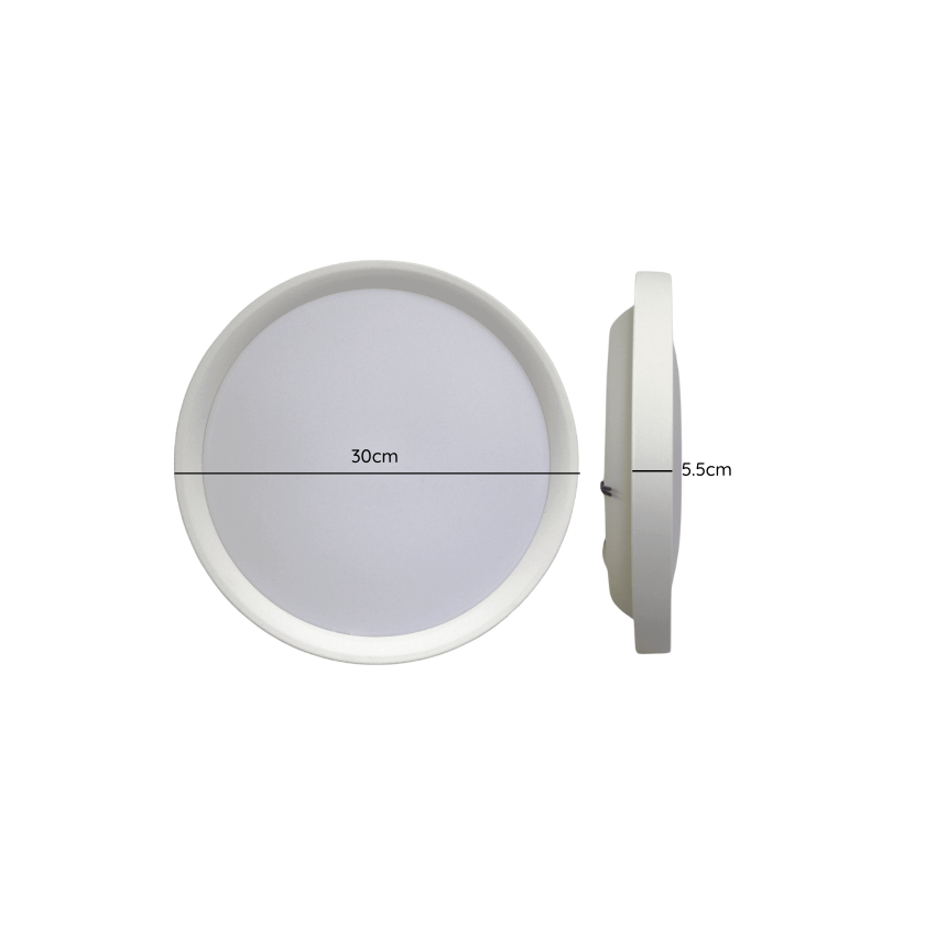 Panel Slim Hermetico 27w Ip54 Luz Fria