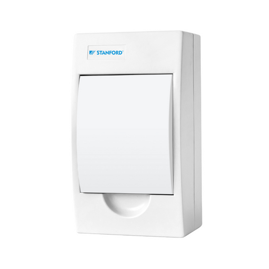 Tablero Sobrepuesto Tapa Opaca IP40 4 Circuitos T3 SEC