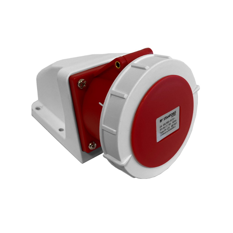 Echufe Industrial Hembra Sobrepuesta IP67 32A 380V 3P+N+T
