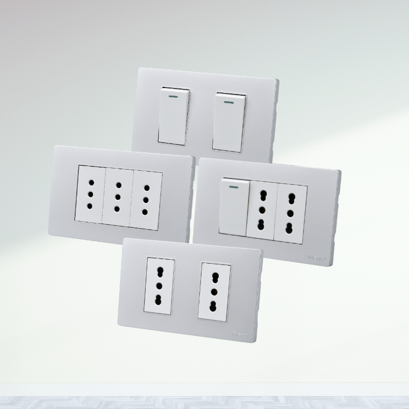 Plateado/Blanco Metal