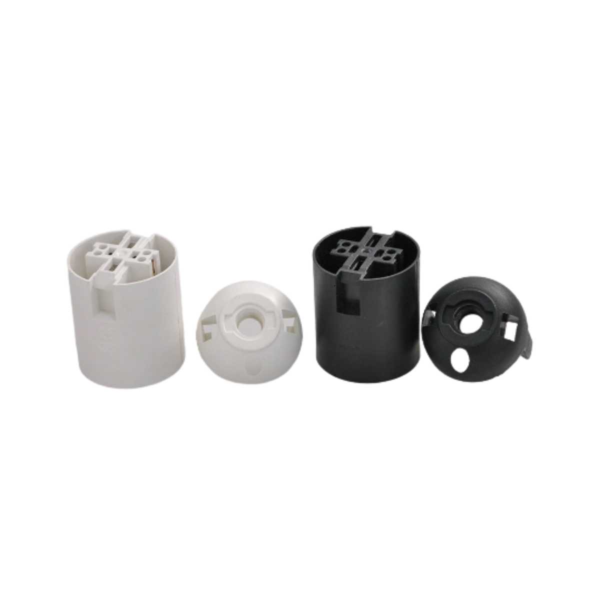 Portalamparas Tornillo Soquete E27 250v 10a Negro