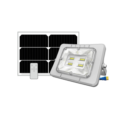 Foco Proyector Led con panel solar Modelo Austral Profesional 100W 800lm 6500K IP65 IK08 + Control