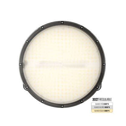 Campana Led Ufo Opal Softlight 100W IP65 CCT  1 año de garantía