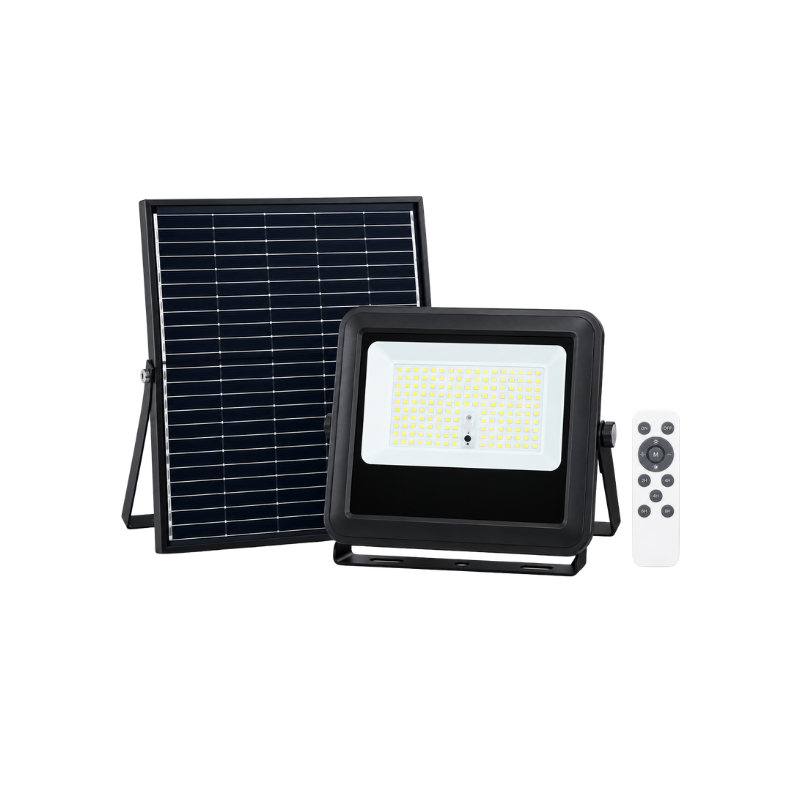 Foco Proyector de área Solar LED Modelo Solar Pro 300W IP65 6500K
