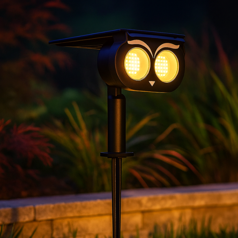 Foco Estaca LED Solar 2LED IP65 3000K