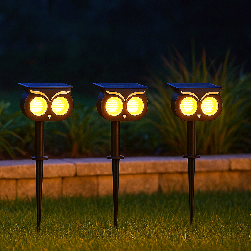 Foco Estaca LED Solar 2LED IP65 3000K