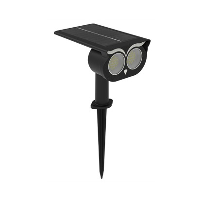 Foco Estaca LED Solar 2LED IP65 3000K