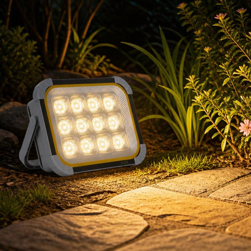 Foco Proyector de área Solar LED Modelo Satelite 400W IP65 CCT