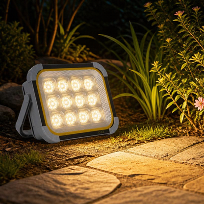 Foco Proyector de área Solar LED Modelo Satelite 400W IP65 CCT