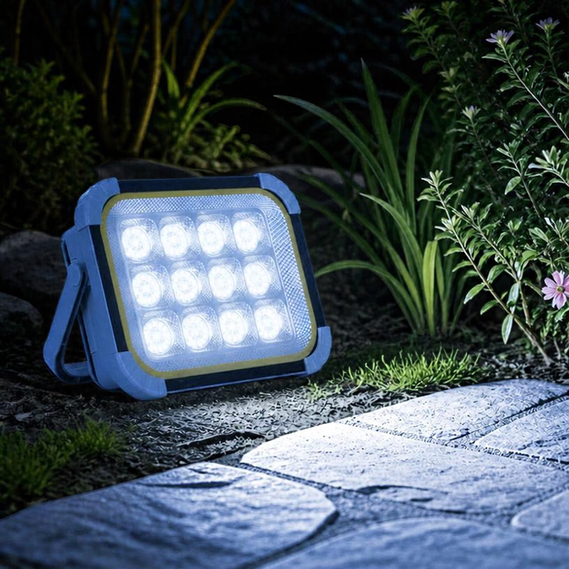 Foco Proyector de área Solar LED Modelo Satelite 400W IP65 CCT