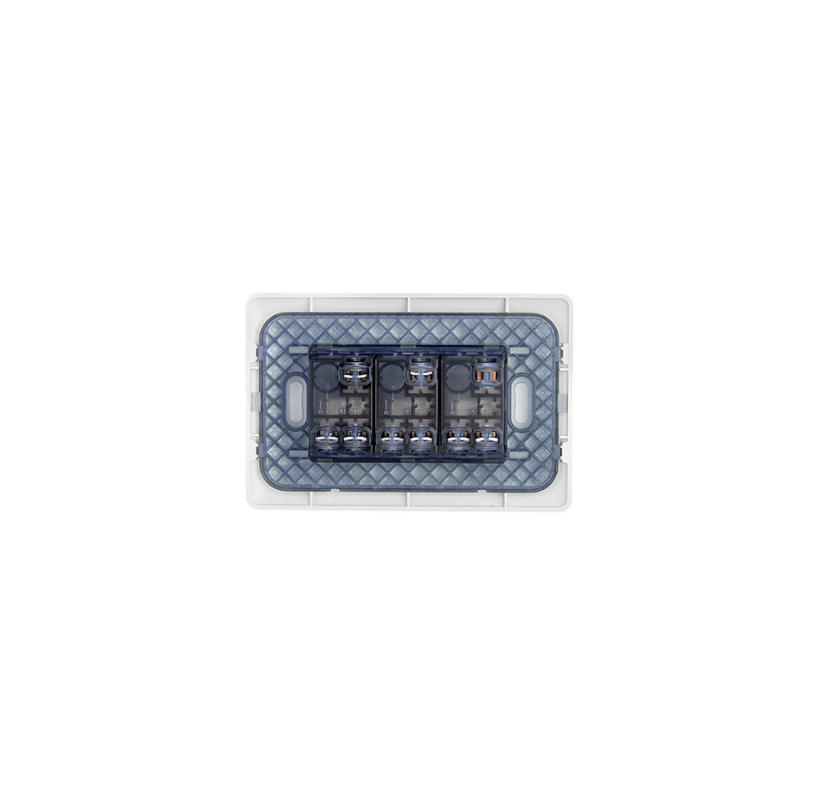 Interruptor Triple Blanco 9/15 10A 250V SEC