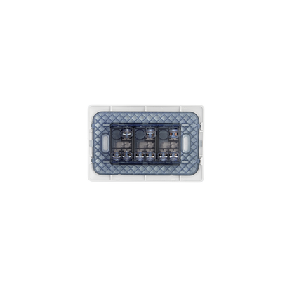 Interruptor Triple Blanco 9/15 10A 250V SEC