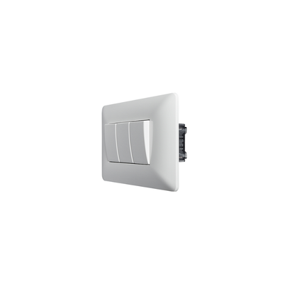 Interruptor Triple Blanco 9/15 10A 250V SEC
