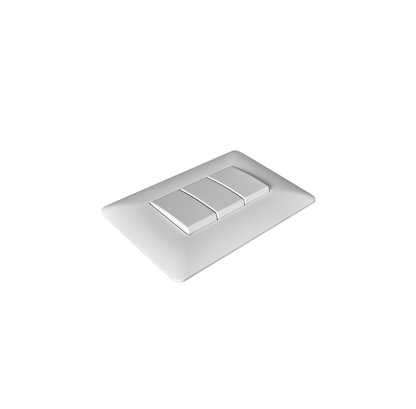 Interruptor Triple Blanco 9/15 10A 250V SEC