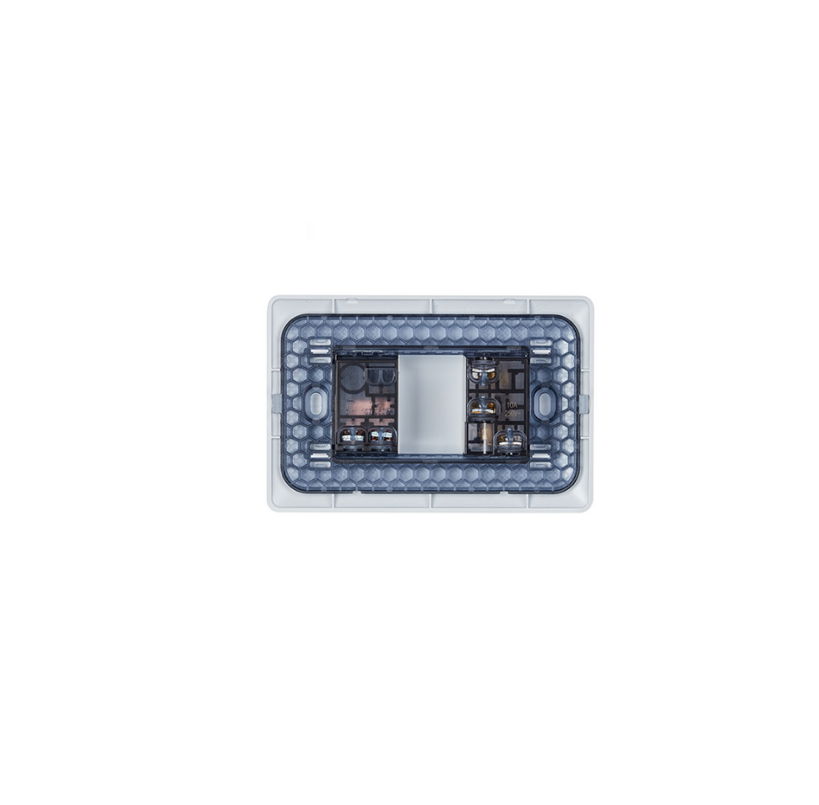Interruptor Simple 9/12 con Enchufe Simple Blanco 10A 250V SEC