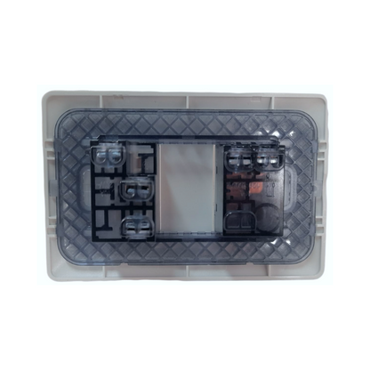 Interruptor Simple 9/12 con Enchufe Simple Blanco 10A 250V SEC