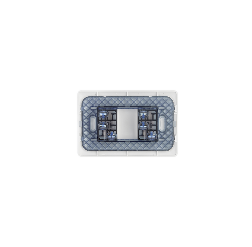 Enchufe Doble Blanco 10A 250V SEC
