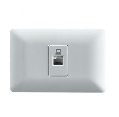 Toma Rrj45 Ethernet Red Internet Blanco