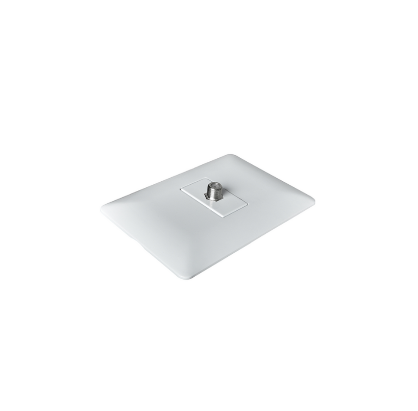 Toma Coaxial Rg6 Tv Video Armado Hembra Blanco