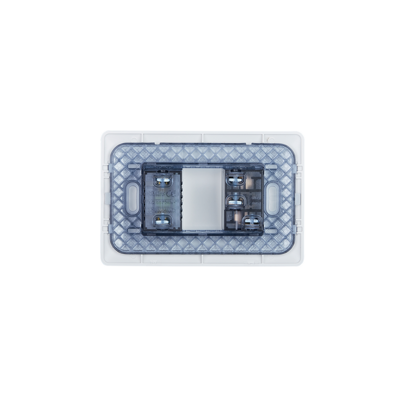 Tomarcorriente Simple 10A 250V + Toma USB Blanco