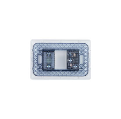 Tomarcorriente Simple 10A 250V + Toma USB Blanco