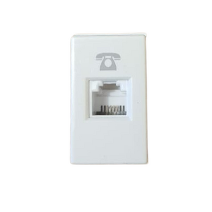 Modulo Toma Conexion Telefonica Rj11 Blanco
