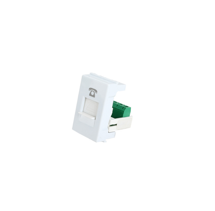 Modulo Toma Conexion Telefonica Rj11 Blanco