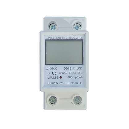 Remarcador Monofasico Digital Riel Din 60a 220v Ip54