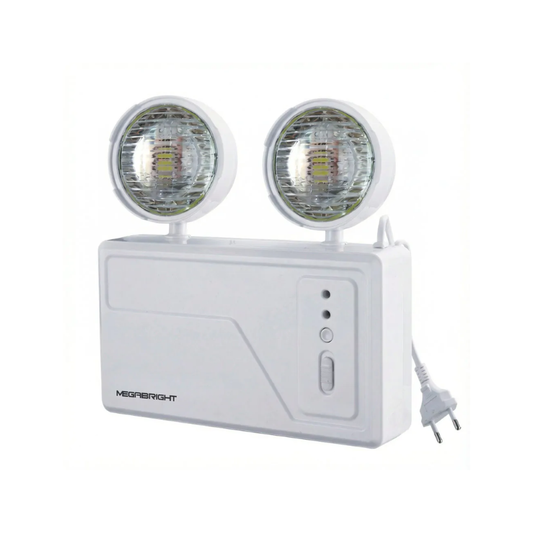 Foco Lámpara de Emergencia Doble Foco Luz fría 350lm