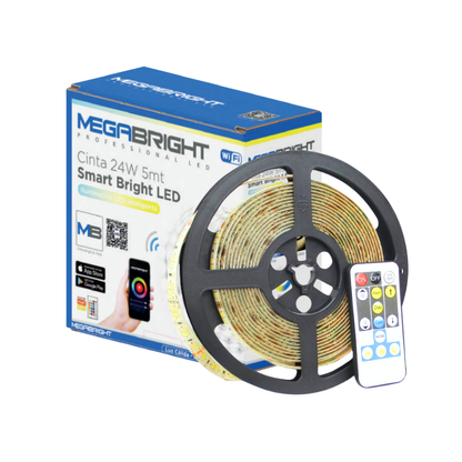 Cinta Led Blanca Smart Bright 24W 5MT WIFI CCT