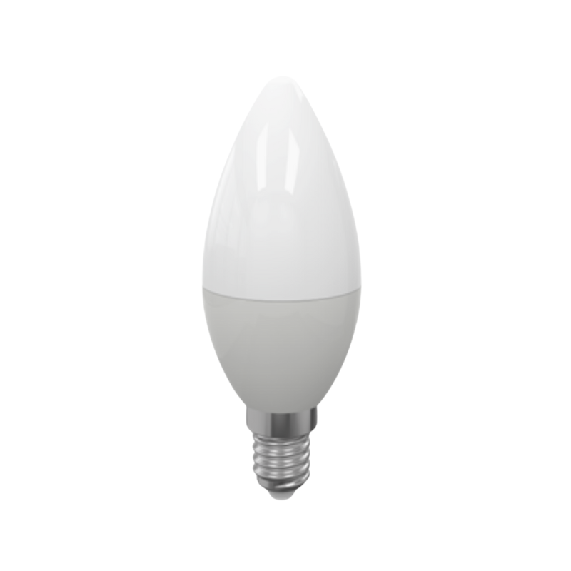 Ampolleta Led Vela 7w E14 Rosca Normal Empavonada Luz fria
