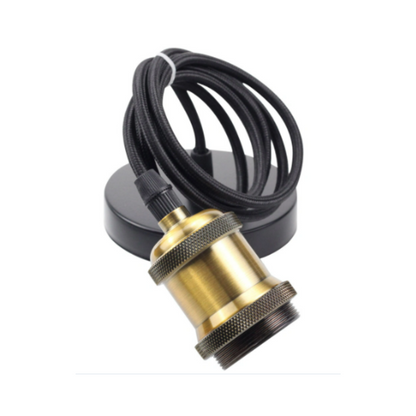 Soquete Dorado Tipo Lámpara colgante Vintage E27 Modelo Varena