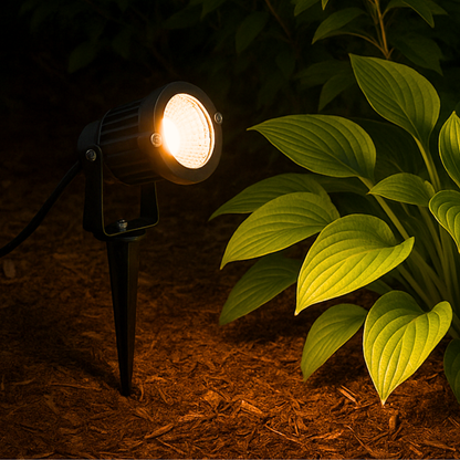 Foco Led con Estaca 5W 3000K Luz calida