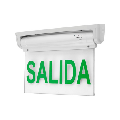 Luz Led Letrero Señaletica Emergencia Salida 2W SEC