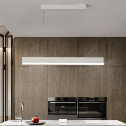 Lámpara Modelo Sakura Lineal 90cm X 7cm Led Colgante Blanca 36w 3000-4000-6000k