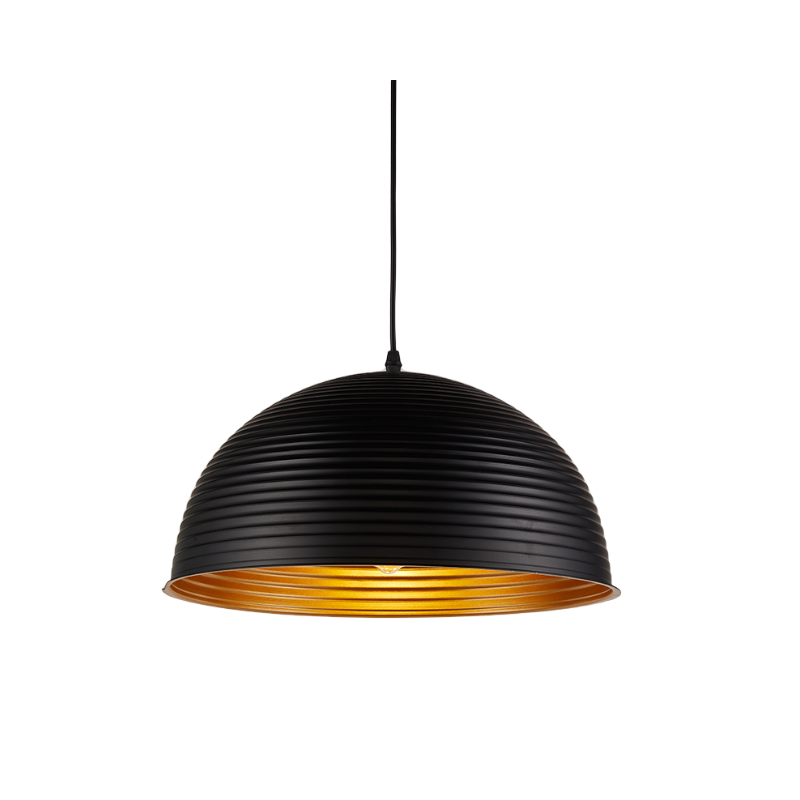 Lámpara Colgante Negra Porta E27 Simple Modelo Hikari