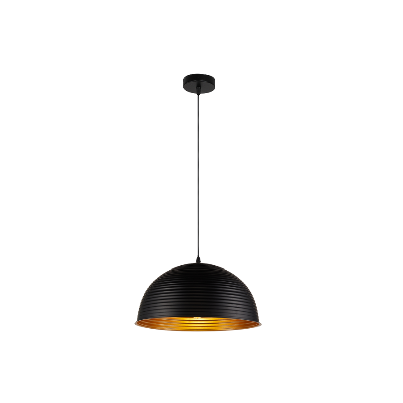 Lámpara Colgante Negra Porta E27 Simple Modelo Hikari