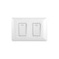Interruptor Doble Armado 9/24 16A Blanco PC SEC