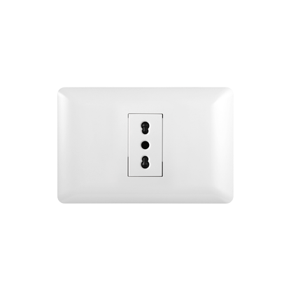 Interruptor Puenteado Armado 9/12 16A + 2 Tomacorrientes 16A Blanco PC SEC