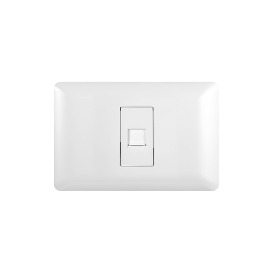 Toma Internet Puenteado Rj45 Blanco PC