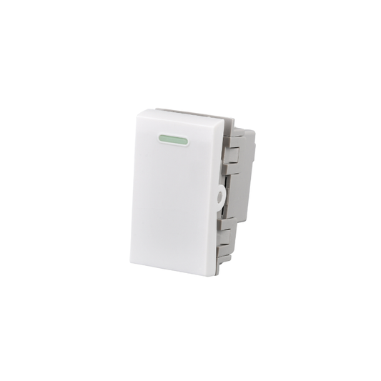 Modulo Interruptor 9/24 16A 250v Blanco PC SEC