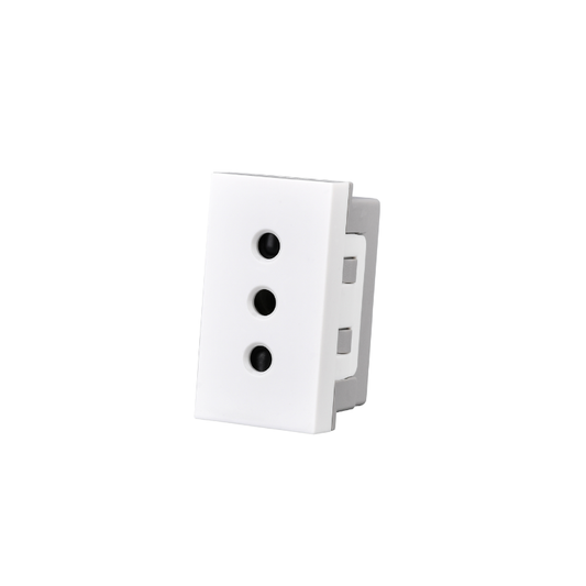 Modulo Tomacorriente 10A 250v Blanco PC SEC