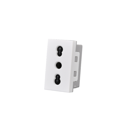 Modulo Tomacorriente 16A 250v Blanco PC SEC