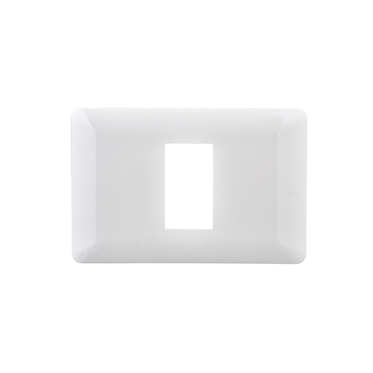 Placa Simple Con Soporte Blanco PC