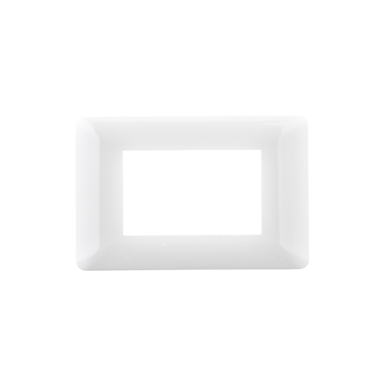 Placa Triple Con Soporte Blanco PC
