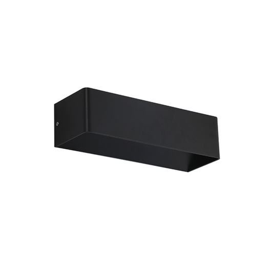 Aplique Led Cuadrado Negro 2X5W Luz Calida 3000K