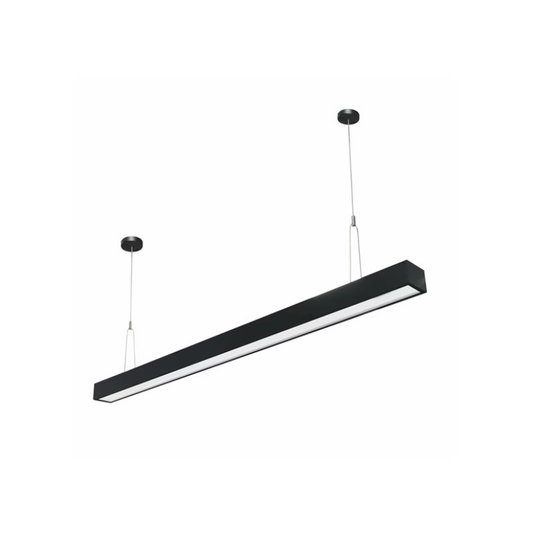 Lampara Led Lineal Colgante Negro 24W 70x40 120cm ABS