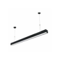 Lampara Led Lineal Colgante Negro 24W 70x40 120cm ABS