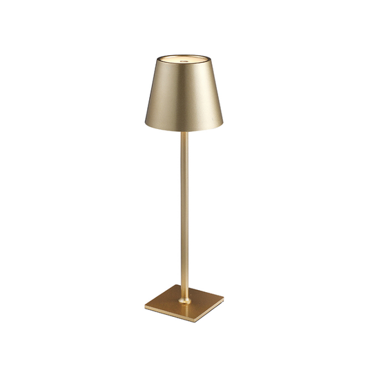 Lampara Led Dorada Tactil Recargable con Usb